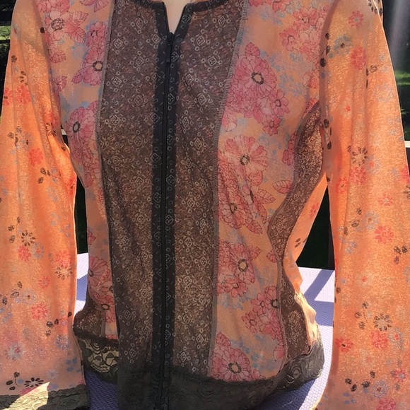 JJILL Sheer Hoodie - Picture 7 of 9